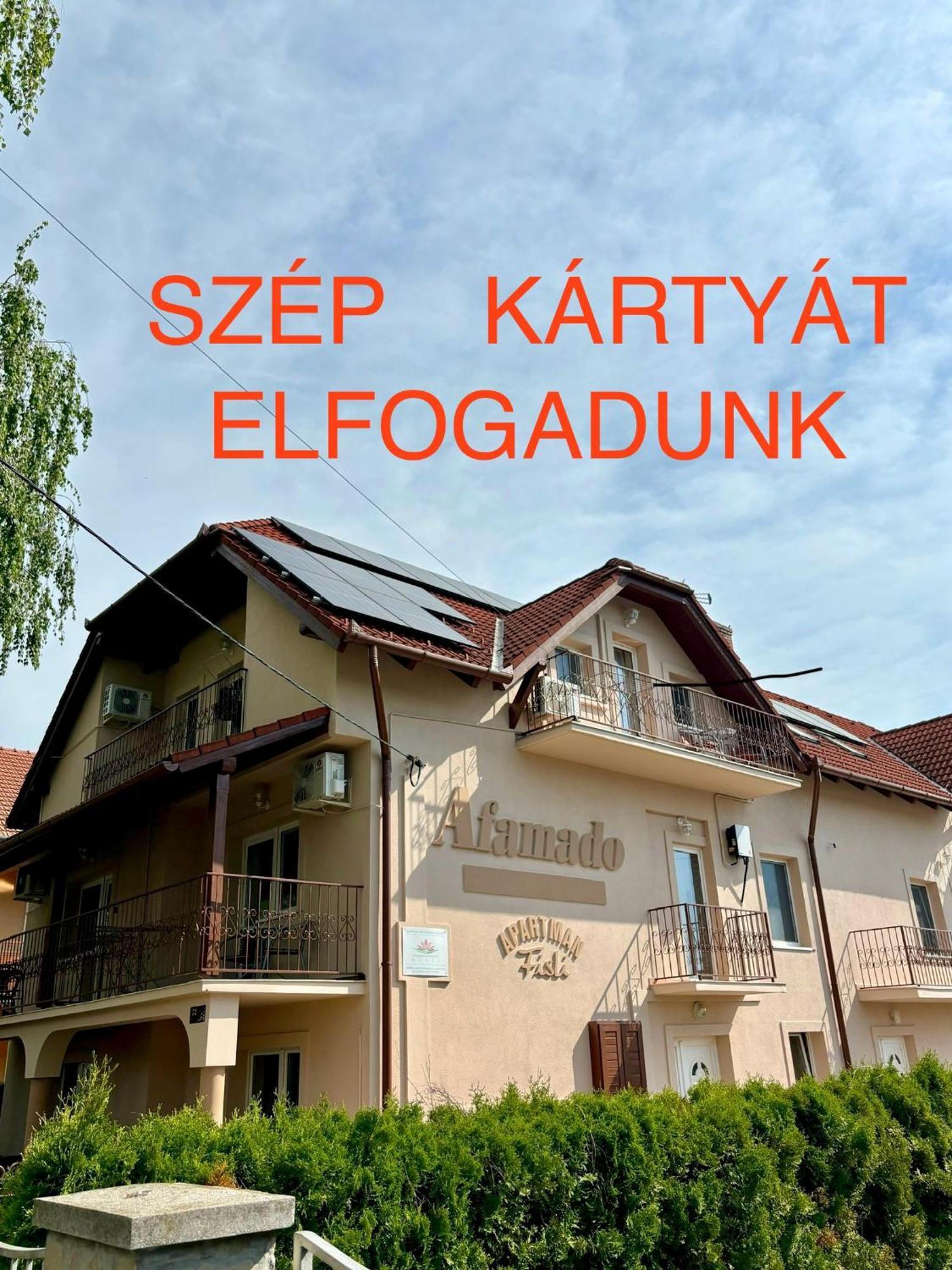 Afamado Apartman Fisli Heviz Exterior photo